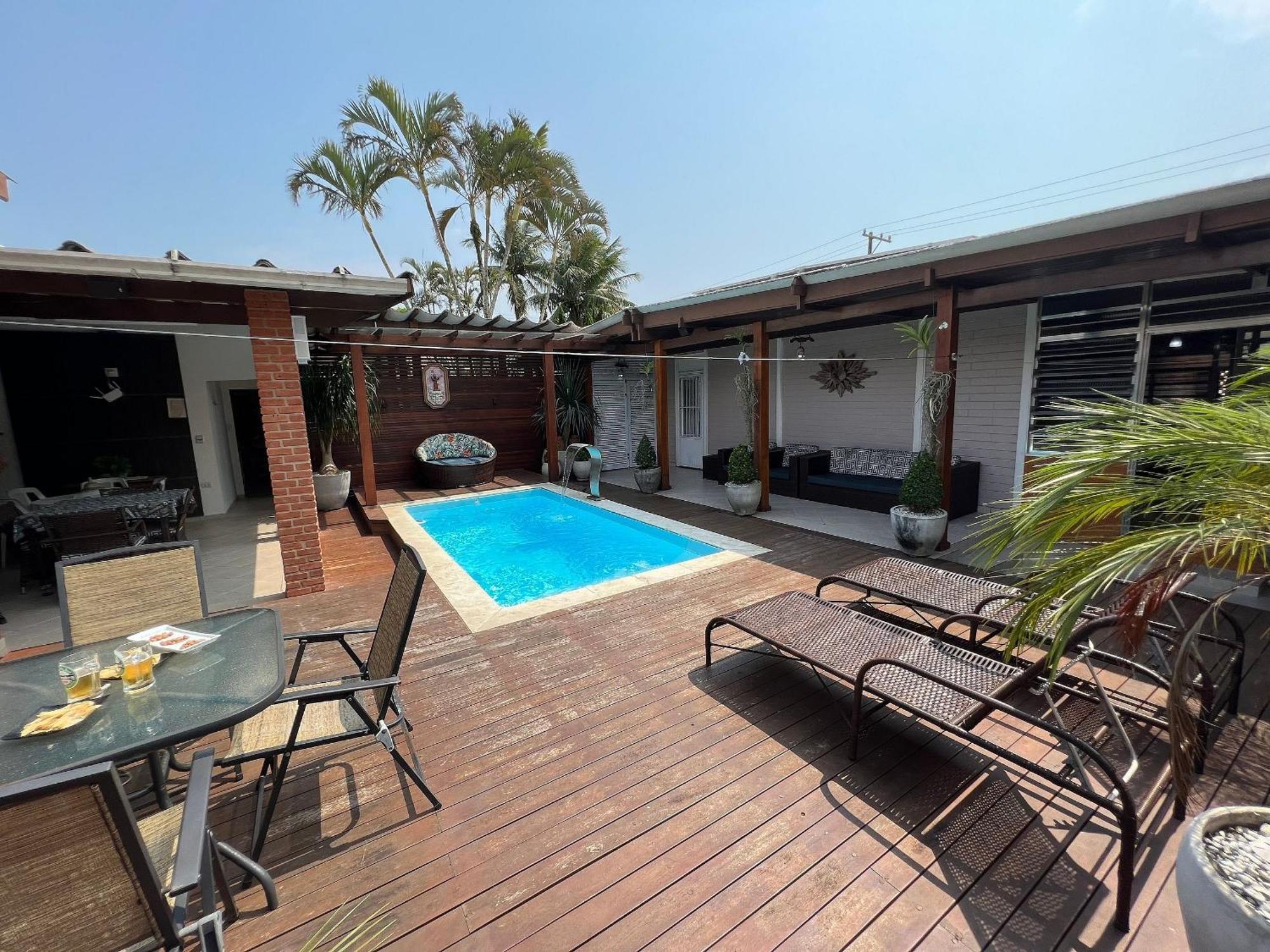 Casa Agradavel Com Piscina, A Poucos Passos Da Praia Peruíbe Zewnętrze zdjęcie
