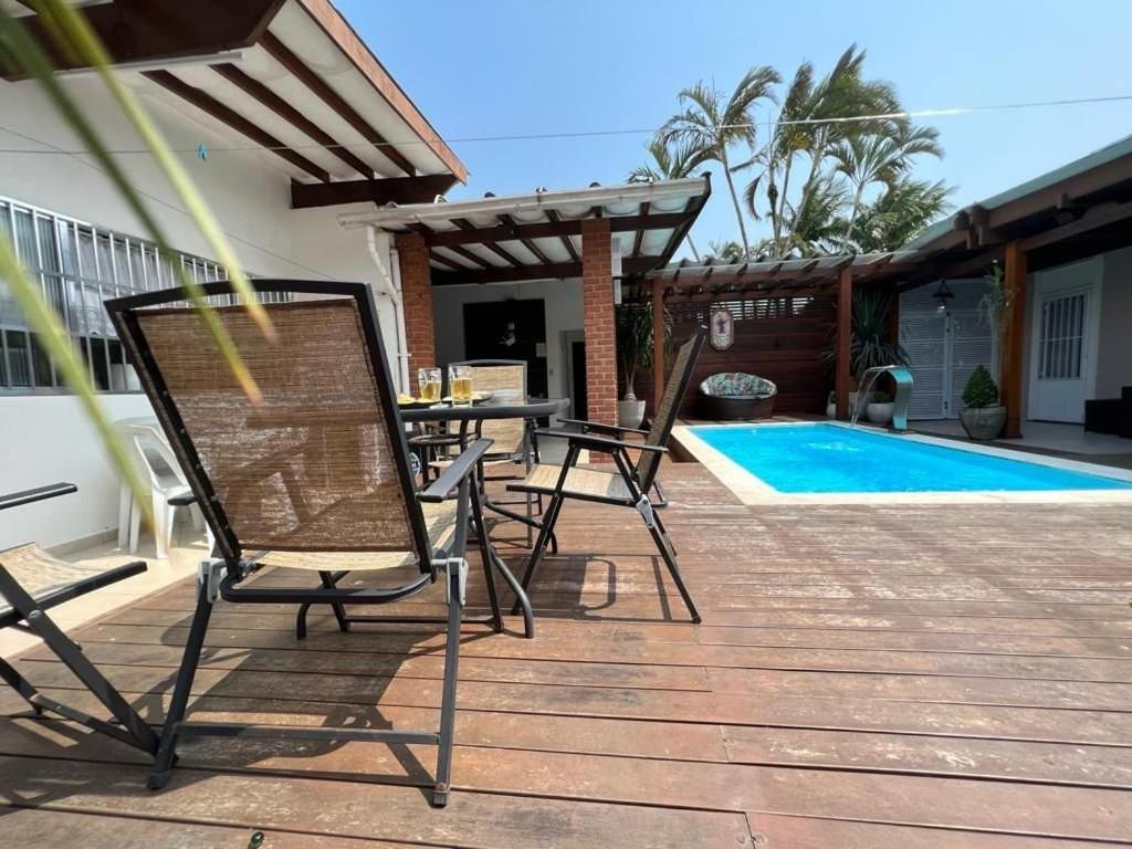 Casa Agradavel Com Piscina, A Poucos Passos Da Praia Peruíbe Zewnętrze zdjęcie